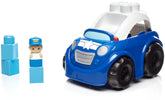 Mega Bloks First Builders Police Car Building Set